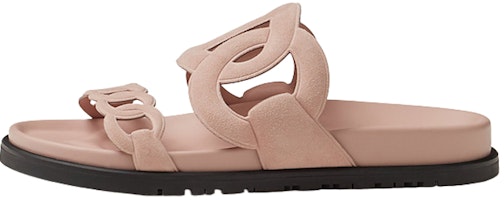 (Women) HERMES Leather Flat Sandals 'Pink Fashion' H222301Z-R0 (Women) HERMES Leather Flat Sandals 'Pink Fashion' H222301Z-R0