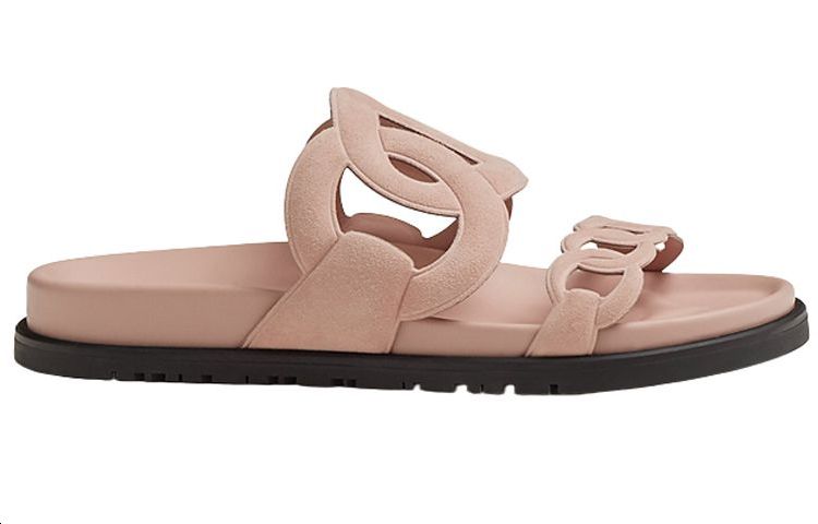 Order (W) 爱马仕 平底皮革凉鞋 '粉色时尚' H222301Z-R0