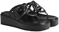 Lookbook (W) Sandal Platform Kulit H-Strap HERMES 'Hitam' H231083Z-02
