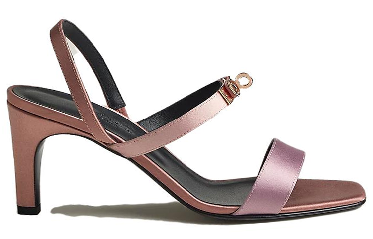 Order (W) 爱马仕红色真皮高跟露趾凉鞋 H232133Z-9J370