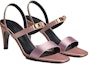 Lookbook (W) HERMES Sandal Tumit Tinggi Kulit Peep-Toe 'Merah' H232133Z-9J370