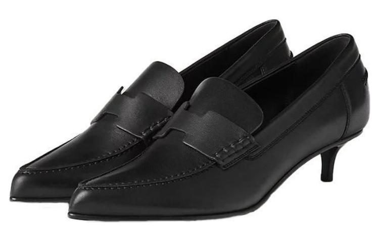 Lookbook (W) HERMES Leder High Heel ''Modetrend Schwarz'' H231167Z-02