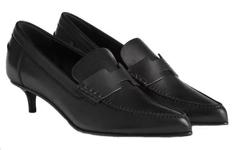 Shop (W) HERMES Leder High Heel ''Modetrend Schwarz'' H231167Z-02
