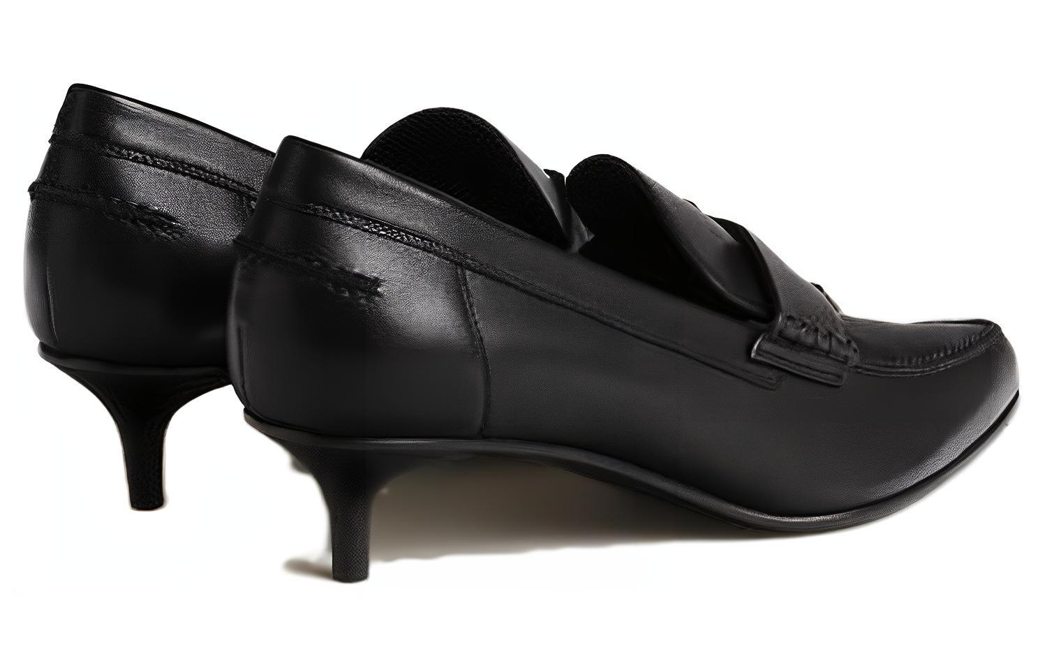 Purchase (W) HERMES Leder High Heel ''Modetrend Schwarz'' H231167Z-02