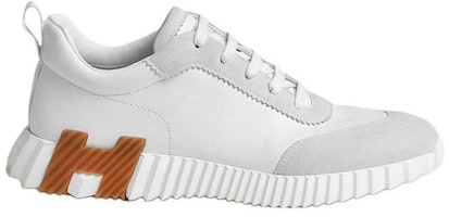 HERMES愛馬仕 皮革繫帶減震低幫運動休閒鞋 女款 灰白 Order HERMES愛馬仕 皮革繫帶減震低幫運動休閒鞋 女款 灰白