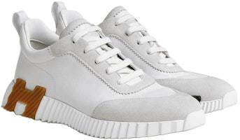 HERMES愛馬仕 皮革繫帶減震低幫運動休閒鞋 女款 灰白 Lookbook HERMES愛馬仕 皮革繫帶減震低幫運動休閒鞋 女款 灰白