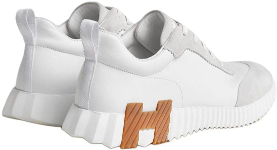 (W) HERMES Kulit Low-Top 'Kelabu Putih' H221176Z-91 Shop (W) HERMES Kulit Low-Top 'Kelabu Putih' H221176Z-91