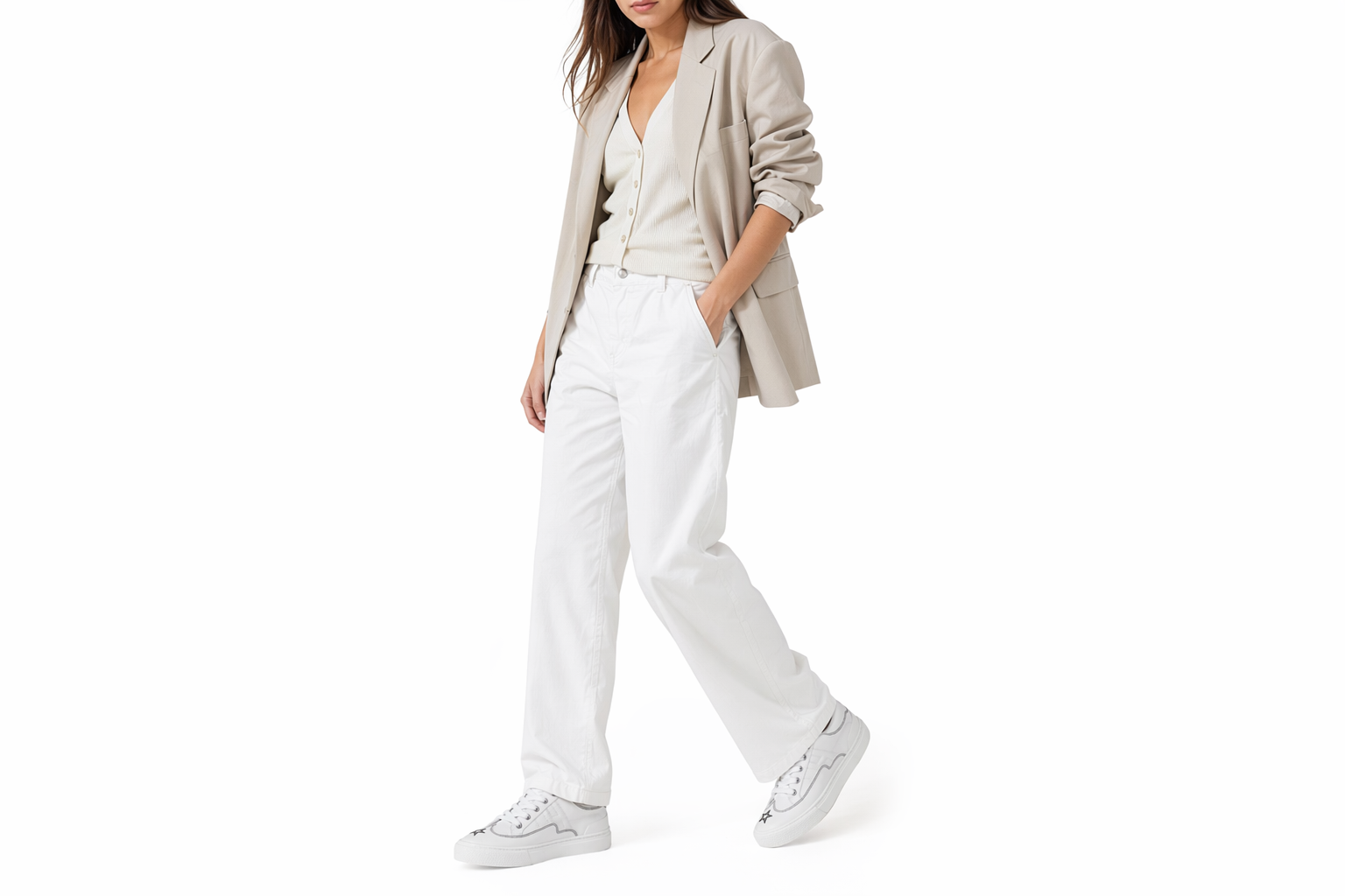 Order (Women) HERMES Leather Low-Top 'Versatile Fashion White' H232179Z-90