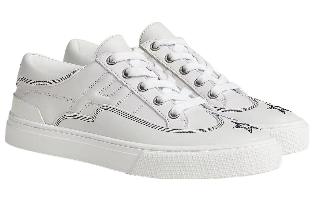 Lookbook (W) 爱马仕 经典白色多功能低帮皮鞋 H232179Z-90