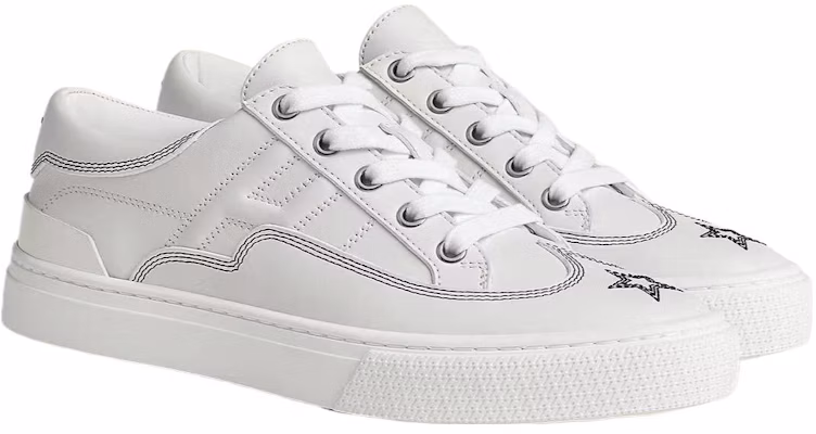 (W) HERMES Kulit Low-Top 'Fesyen Serba Boleh Putih' H232179Z-90 Lookbook (W) HERMES Kulit Low-Top 'Fesyen Serba Boleh Putih' H232179Z-90