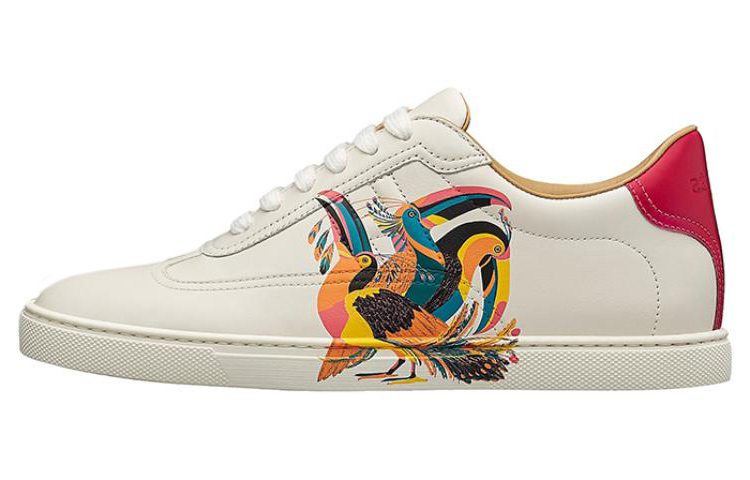 (Women) HERMES Leather Low-Top 'White' H211166Z-3L