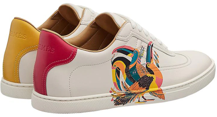 (W) HERMES Kulit Low-Top 'Putih' H211166Z-3L Shop (W) HERMES Kulit Low-Top 'Putih' H211166Z-3L