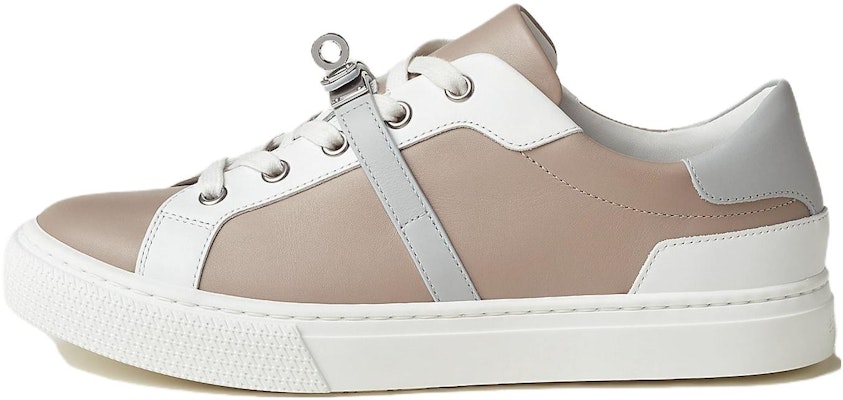 (Women) HERMES Leather Low-Top Lace-Up 'Grey' H212256Z-B3 Buy (Women) HERMES Leather Low-Top Lace-Up 'Grey' H212256Z-B3