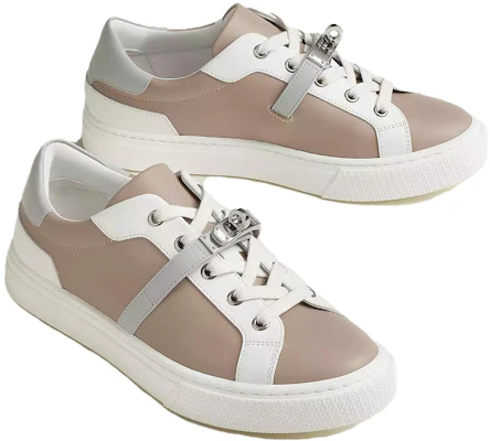(Women) HERMES Leather Low-Top Lace-Up 'Grey' H212256Z-B3 Shop (Women) HERMES Leather Low-Top Lace-Up 'Grey' H212256Z-B3