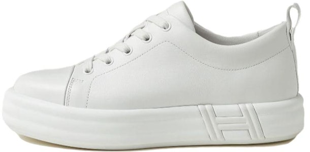 (W) 爱马仕白色系带低帮皮革鞋 H232109Z-90400 Buy (W) 爱马仕白色系带低帮皮革鞋 H232109Z-90400