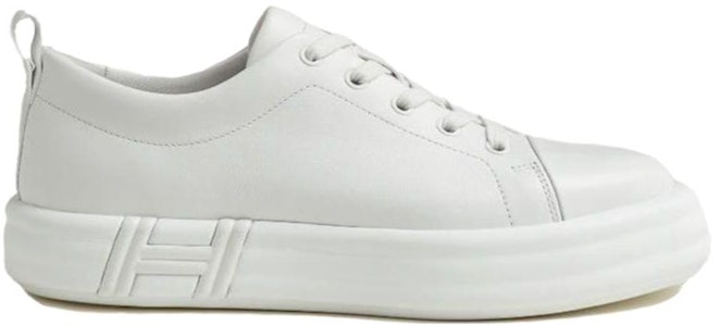 (W) 爱马仕白色系带低帮皮革鞋 H232109Z-90400 Order (W) 爱马仕白色系带低帮皮革鞋 H232109Z-90400