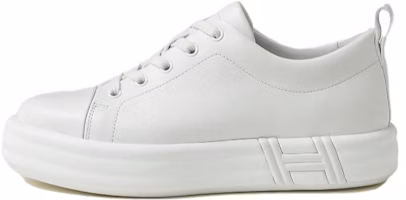 (Women) HERMES Leather Low Top 'White Lace-Up' H232109Z-90400 (Women) HERMES Leather Low Top 'White Lace-Up' H232109Z-90400