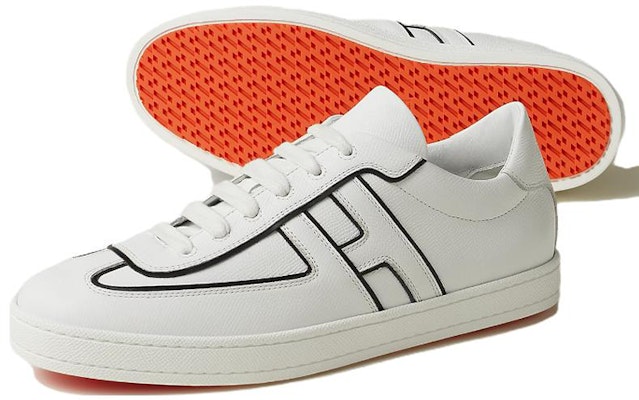 (W) HERMES Kasut Kulit Rendah 'Putih' H232858Z-H90 Shop (W) HERMES Kasut Kulit Rendah 'Putih' H232858Z-H90