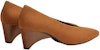 (Women) HERMES Leather Mid-Low Heel 'Fashion Brown' H222282Z-A3