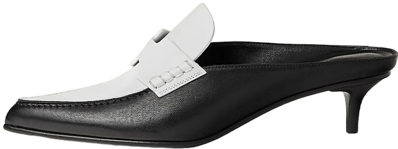 (W) 爱马仕黑白皮革高跟拖鞋 H231166Z-03 Buy (W) 爱马仕黑白皮革高跟拖鞋 H231166Z-03