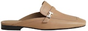Order (W) HERMES Kasut Kulit Mule 'Coklat' H231054Z-1J