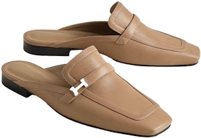 (W) Mula de Cuero HERMÈS 'Marrón' H231054Z-1J Shop (W) Mula de Cuero HERMÈS 'Marrón' H231054Z-1J