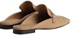 (W) HERMES Kasut Kulit Mule 'Coklat' H231054Z-1J