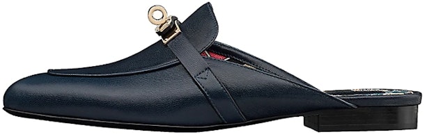 (Women) HERMES Leather Mule 'Indigo' H211160Z-H8 (Women) HERMES Leather Mule 'Indigo' H211160Z-H8
