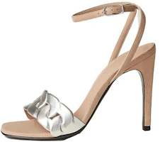 (Women) HERMES Leather Open-Toe High Heel Sandals 'Grey' H231129Z-59360 (Women) HERMES Leather Open-Toe High Heel Sandals 'Grey' H231129Z-59360