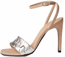 (Women) HERMES Leather Open-Toe High Heel Sandals 'Grey' H231129Z-59360 (Women) HERMES Leather Open-Toe High Heel Sandals 'Grey' H231129Z-59360