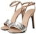 (Women) HERMES Leather Open-Toe High Heel Sandals 'Grey' H231129Z-59360