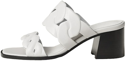 (Women) HERMES Leather Open-Toe Sandals 'White Fashion' H231131Z-90 (Women) HERMES Leather Open-Toe Sandals 'White Fashion' H231131Z-90