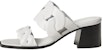 (W) Sandal Hermes Kulit Hujung Terbuka 'Fesyen Putih' H231131Z-90
