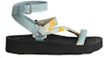 Order (W) HERMES Leren Open Teen Enkelband Sandalen ''Blauw Zwart'' H231163Z-6A