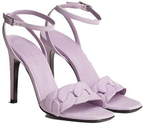 (Women) HERMES Leather Open Toe High Heel Sandal 'Purple Ankle Strap' H231128Z-3D395 Shop (Women) HERMES Leather Open Toe High Heel Sandal 'Purple Ankle Strap' H231128Z-3D395