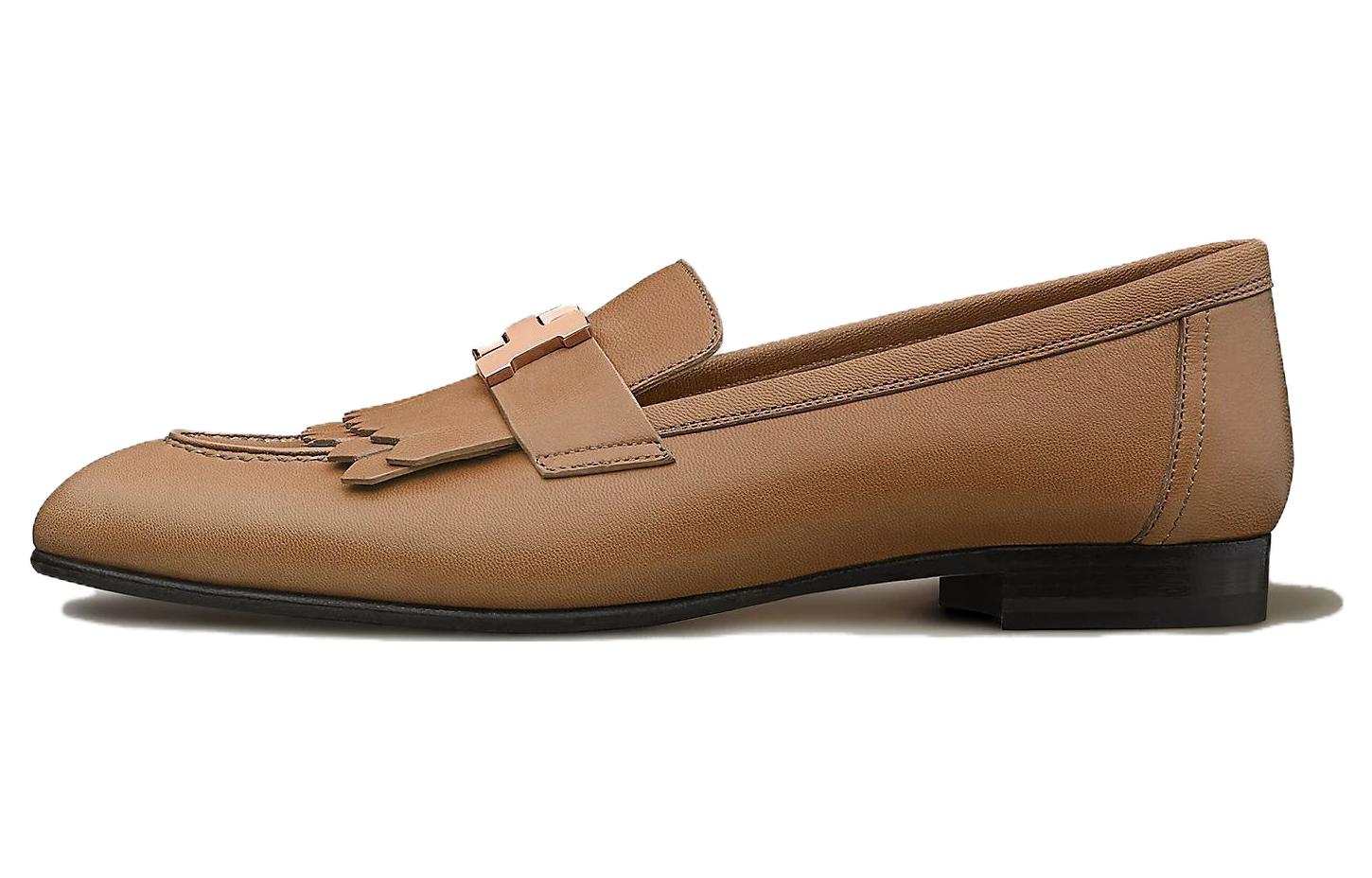 Buy (W) HERMES Zapatos planos de punta redonda 'Marril Casual' H211229Z-9J355