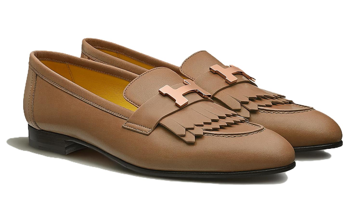 Lookbook (W) HERMES Zapatos planos de punta redonda 'Marril Casual' H211229Z-9J355
