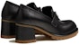 (W) HERMES Kasut Loafer Kulit Hujung Bulat 'Hitam' H222254Z-02