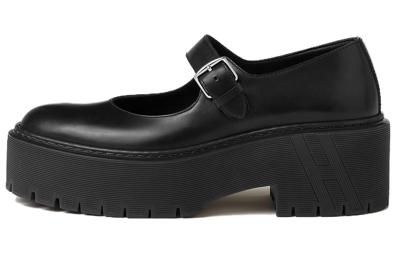 (Women) HERMES Leather Round Toe 'Black Fashion' H232055Z-02