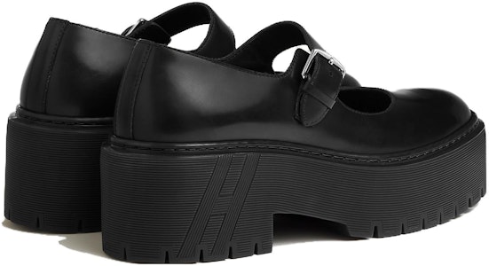 (W) 爱马仕 皮革 圆头 '黑色时尚' H232055Z-02 Shop (W) 爱马仕 皮革 圆头 '黑色时尚' H232055Z-02