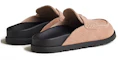 Shop (W) HERMÈS Sandales en Cuir Marron Mode Bout Rond Slip-On H231222Z-59