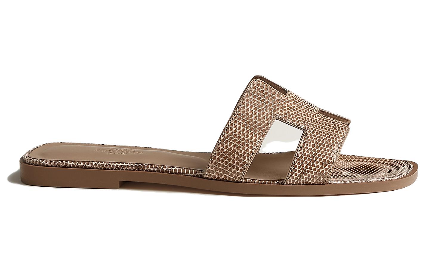 (W) HERMES Leather Slide 'Brown CMFT Trend' 圖 2