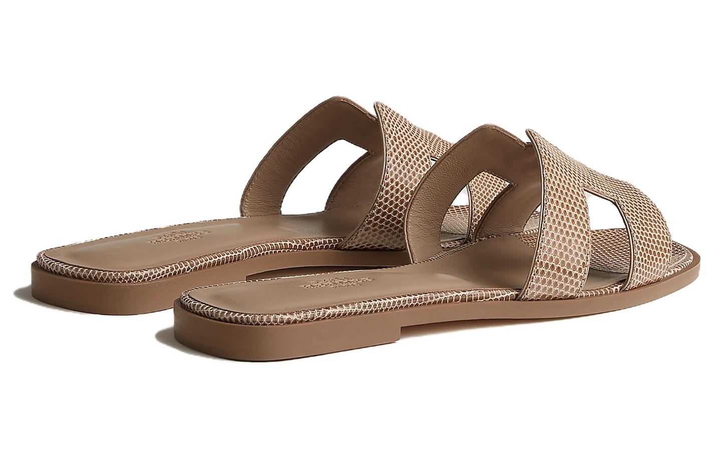 (W) HERMES Leather Slide 'Brown CMFT Trend' 圖 4