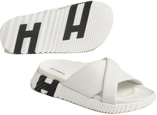 (W) 爱马仕皮革凉鞋 '舒适多功能白色' H241166Z-90 Shop (W) 爱马仕皮革凉鞋 '舒适多功能白色' H241166Z-90