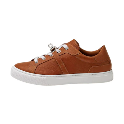(W) HERMES Leather Sneaker 'Brown'