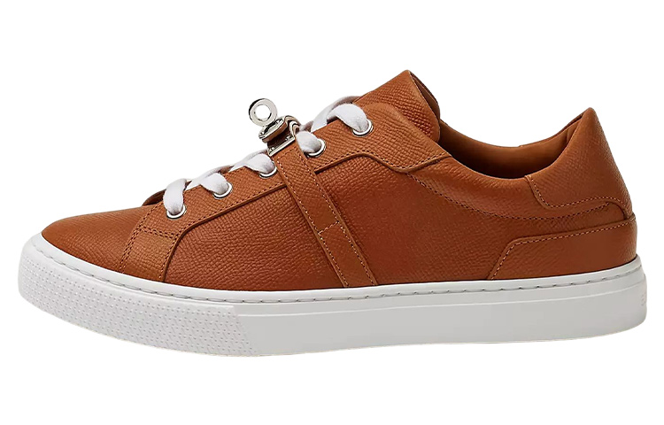 (Women) HERMES Leather Sneaker 'Brown' H222178Z-A3
