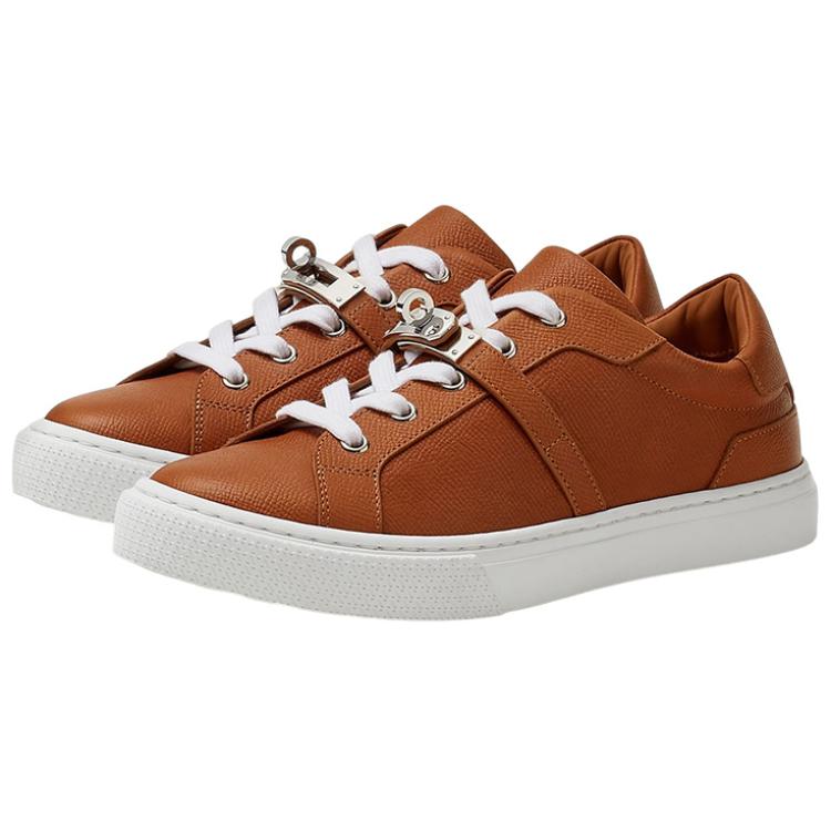 Lookbook (Women) HERMES Leather Sneaker 'Brown' H222178Z-A3