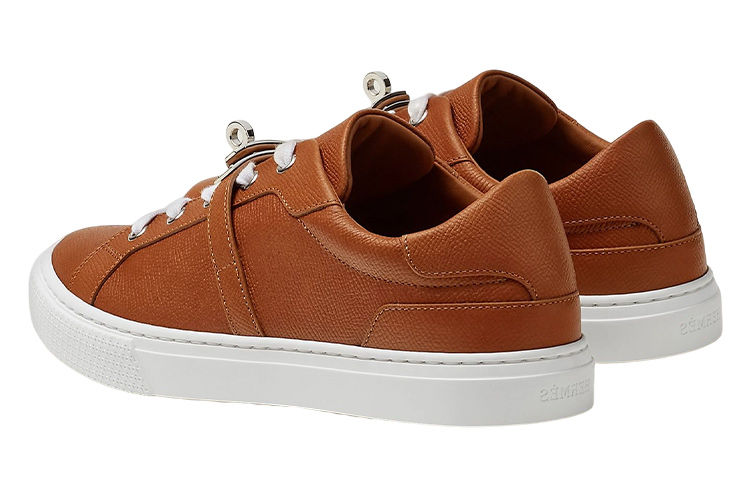 Purchase (Women) HERMES Leather Sneaker 'Brown' H222178Z-A3