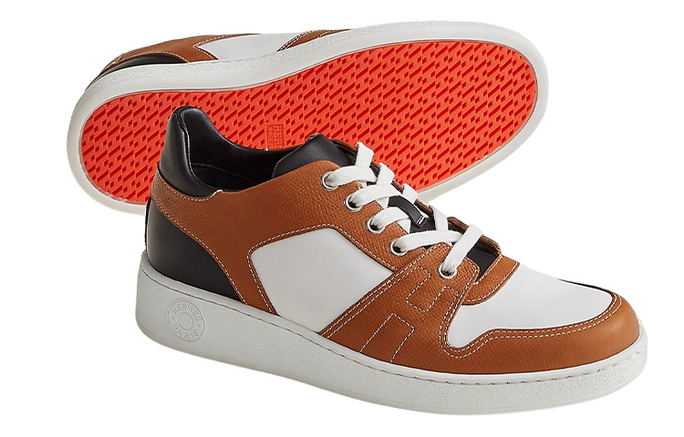 Purchase (Women) HERMES Leather Sneaker 'Casual Brown' H222168Z-A3
