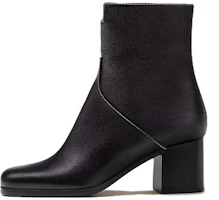 (Women) HERMES Leather Zip Round-Toe Ankle Boots 'Black' H222027Z-02 (Women) HERMES Leather Zip Round-Toe Ankle Boots 'Black' H222027Z-02